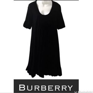 Authentic Burberry London luxury designer black dress sz 6